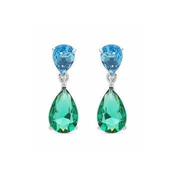 

Earrings ECNON Silver Drops Hydrothermal Quartz Green Blue LUXENTER