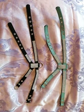 Collar de perro ajustable productos para mascotas Collar para perro arnés correa de liberación rápida Rhinestone Bling de cuero de la PU 1 PC