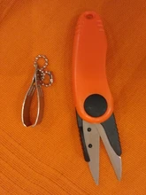 Mini Cortador de línea de pesca portátil, alicates de corte de Línea alámbrica de carbono de nailon, tijeras, cortapelos, aparejos de peces, señuelo, removedor de línea de anzuelo