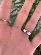 Anillo con forma de cadena chapado en oro para mujer, sortija Vintage gótica, anillo Midi grueso, regalos accesorios de joyería antiguos para mujer