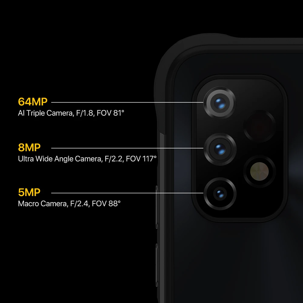 UMIDIGI BISON GT2 PRO Android 12 Rugged Smartphone Helio G95 6.5