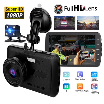 

Car DVR Dash Cam Video Recorder Rear View Dual Camera Dash Camera Camera Dashcam 170° Wide Angle Loop Recording Night