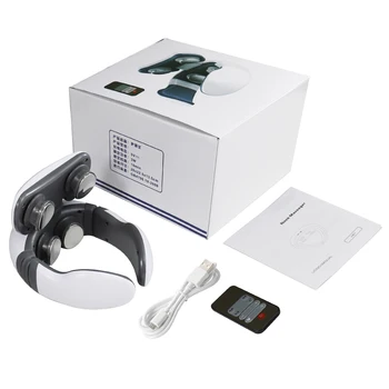 

Electric Cervical 6 Modes Neck Massager Electromagnetic Shock Pulse Cervical Sphygmotherapy Instrument Multifunction In Stock