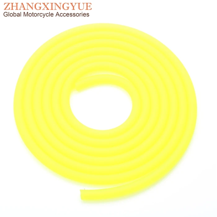 Fluro Yellow Petrol Pipe 5mm x 1M Go Kart Karting Race Racing