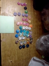 Nueva moda 40 Uds 8/10/12mm mezcla de colores AB Druzy Natural estilo mineral de resina plana cabujones para pulsera pendientes Accesorios