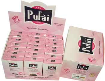 

Pufai Cigarette Filters Regular Size Tar Blocker 420 Piece 21 Pink Boxes