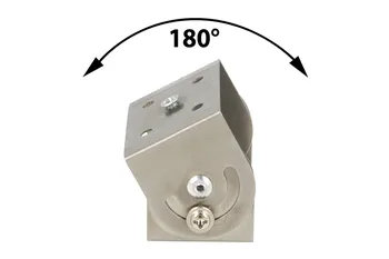 

Adjustable bracket ceiling Wall undercabinet shelf for profiles bar aluminum 180 degree swivel