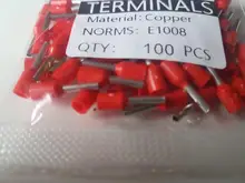 wire connect 100pcs Insulated connector Terminal Crimp Terminator cold pressed insulated