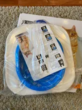 Cat Toilet Litter-Trainer Toilet-Seat-Lighting Catsceaningtrainingtoilet-Supplies 