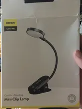 Baseus Book Light USB Led Rechargeable Mini Clip-On Desk Lamp Light Flexible Nightlight