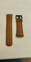 Correa de cuero genuino para samsung Galaxy watch 46mm engranaje de correa S3 Correa Frontier 22mm reloj Huawei 2 gt Correa 46mm