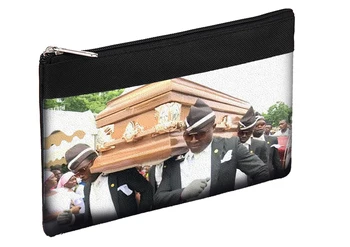 

PENCIL POUCH BLACK DANCING WITH COFFIN case wash