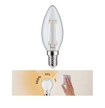 

28572 LED Kerze 2,5 E14 230V 3step dim Klar