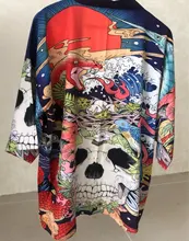 Kimono Cardigan Blouses Outfit Yukata Womens Tops Kawaii Shirt Streetwear Harajuku Japanese