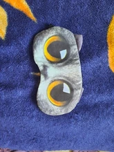 Mascarilla para dormir con forma de perro y gato, protector para ojos, suave, Natural, para dormir, sombra para ojos