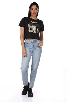 

Ladies Printed Short T-Shirt