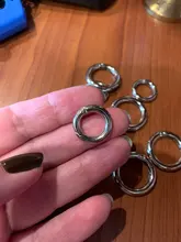 Vale la pena 5 unids/lote Camping senderismo O forma anillo al aire libre herramientas de aleación de Zinc de EDC hebillas Clips de mosquetón redondo ganchos disparador