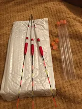 3 unids/lote pesca eléctrica flota noche luz flotadores luminosos Balsa Boya agua fresca Flotador carpa aparejos de pesca sin batería