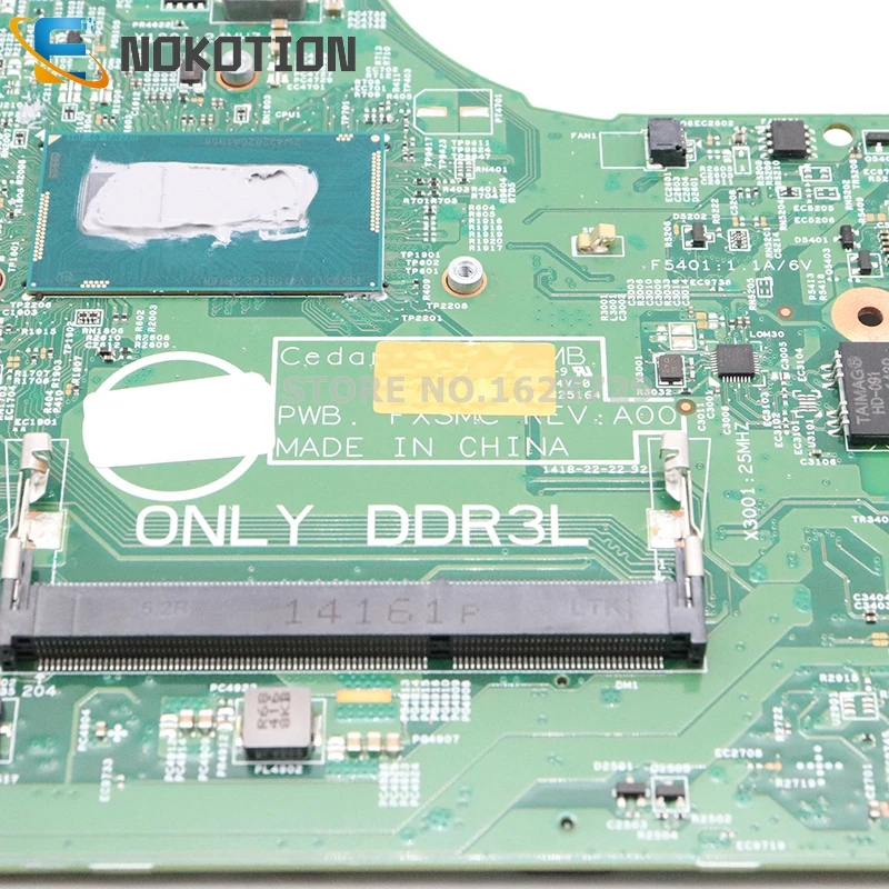 astounding NOKOTION For Dell Inspiron 3542 laptop motherboard 13269-1 FX3MC CN-0NG8CD 0NG8CD NG8CD I3-4005U CP