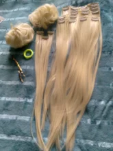 Leeons-extensiones de cabello sintético con Clip, extensiones de cabello resistentes al calor, pelo arcoíris para niños y mujeres, estilo ondulado de 20 pulgadas