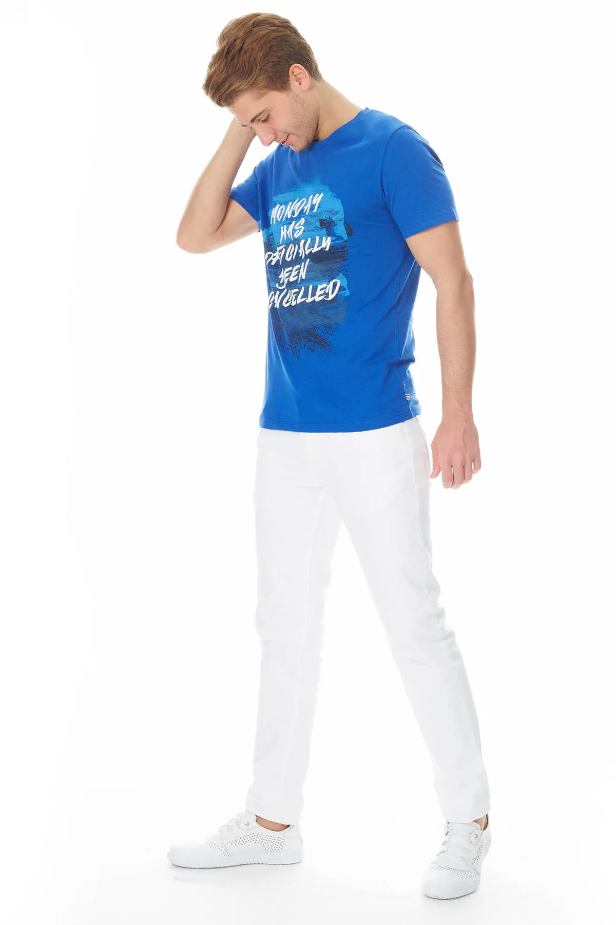 Футболка с надписью Jack& Jones Originals Jorinkbleed 12149070