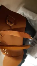 2021 Otoño de las mujeres botas de señoras gruesa botines de piel de talla grande de las mujeres del alto Talón de las mujeres de la plataforma zapatos de goma botas de nieve