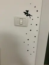 Sticker Kids Decal Light-Switch Wall-Decoration Fairy Nursery-Room Stars Home-Decor Moon