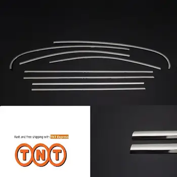 

1 Set 8 Pcs Window Decorative Stainless Steel Chrome Trim Cover Accessories for Renault Fluence 2009-2016 / Free TNT Shipping