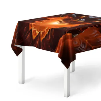

Tablecloth 3D Fire-Breathing dragon