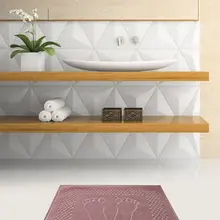 Коврик для ванной-коврики | коврик для ванной нескользящие Противоскользящие коврики Foetor сухие розовые 50X70 см