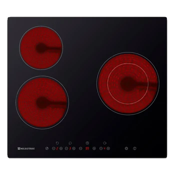 

MILECTRIC vitroceramic plate ECM-3F - 3 zones, touch control, width 60cm.