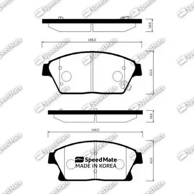 Колодки CHEVROLET CRUZE(J300,J305,J308),ORLANDO(J309)(R16)/OPE