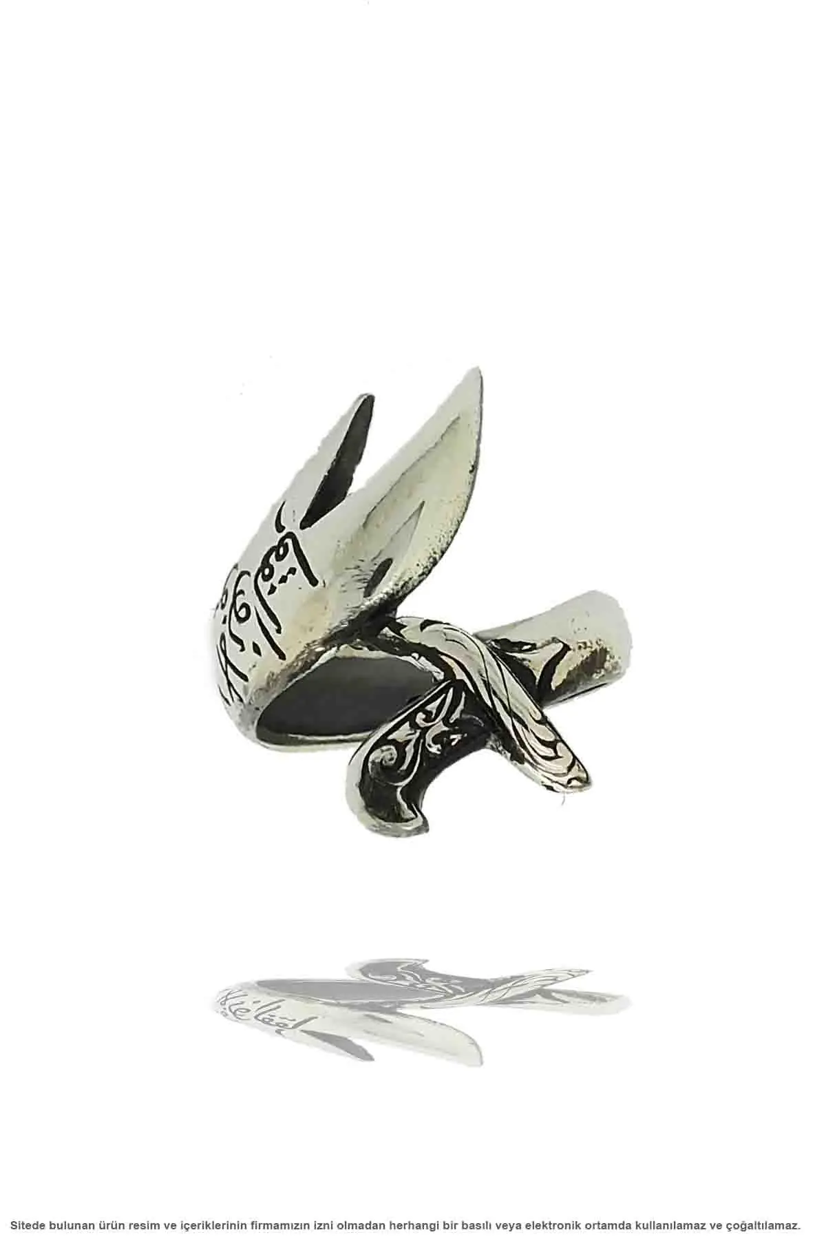 

Hz. Ali's Sword Motif Silver Men 'S Ring