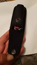 Molle-funda táctica para linterna, funda portátil para exteriores, caza, senderismo, LED, funda para antorcha