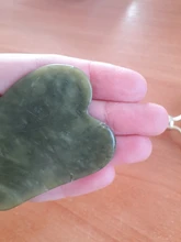 Gua Sha-masajeador de piedra Jade para cara, rodillo de Jade verde para estiramiento Facial, antiarrugas, 2/1 Uds.