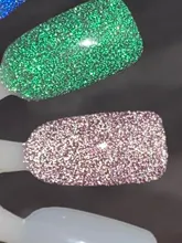 MIZHSE-esmalte de uñas en Gel UV, barniz de uñas semipermanente brillante en 6 colores, 10ML