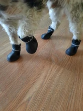 4pcs Pet Dog Shoes Waterproof Rain Pet Shoes for Dog Puppy Rubber Boots Candy Color Puppy