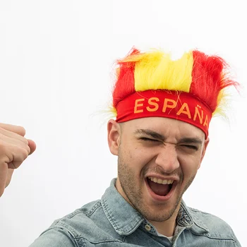 

Spanish Flag Wig Hat