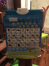 Cuadro interactivo electrónico de pared con alfabeto que habla ABC y 123s y cartel de música el mejor juguete educativo para niños pequeños