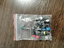 Interruptor de botón momentáneo DS228, botón de bloqueo de encendido/apagado para tablero de coche, barco, 12V, DS428, 10 Uds.