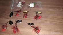 FTK-Cebo giratorio de 7,5g, 12g, 17,5g, señuelo de Metal para pesca con plumas y anzuelos triples, 1 unidad