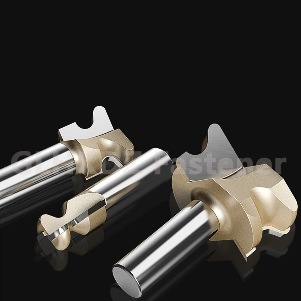 8mm Shank Base Cap Molding Router Bit Flat End Milling Cutter - Splicing Cutter And Trimming Cutter