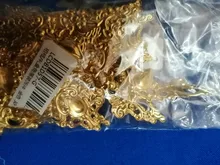 Corner-Brackets Furniture-Protector Decorative Photo-Frame Bronze Metal Gold 40mm 