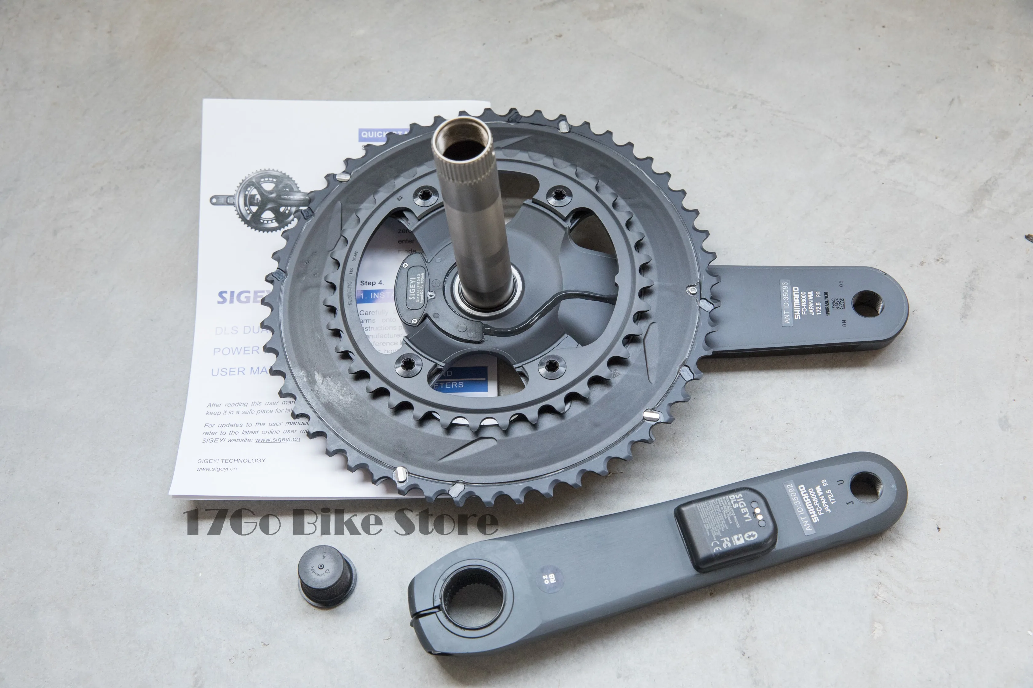 SIGEYI DLS Ultegra R8000 52/36T 172,5, 22 скорости левый и правый двусторонний измеритель мощности коленчатый набор shimnao Ultegra R8000