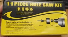 Saw-Set Drill-Bit Hole-Cutter-Set Plasterboard 19-127mm Woodworking-Hole Carbon-Steel