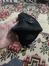 Mascarilla facial reutilizable con 4 filtros, máscara de media cara, de carbón activado, a prueba de polvo