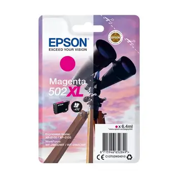 

BINOCULARS SINGLEPACK MAGENTAXL 502XL INK 6.4 ML