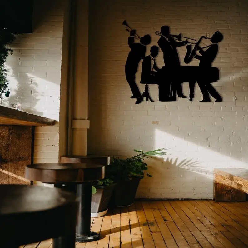 Jazz Band Wall Decor, Jazz Band Wall Decor , Music Metal Wall Art