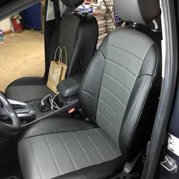 

For Ford Focus III Sport/Titanium SD/HB/Wag with 2011G. Fashion seat cover of экокожи AUTOPILOT ekokozha
