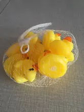 10 unids/lote lindo bebé niños juguete de goma patos de baño Baño habitación diversión con agua juego recién nacido niños niñas juguetes para los niños